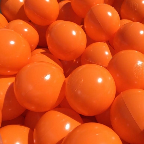 75mm Orange Ball Pit Balls (500 in a bag)